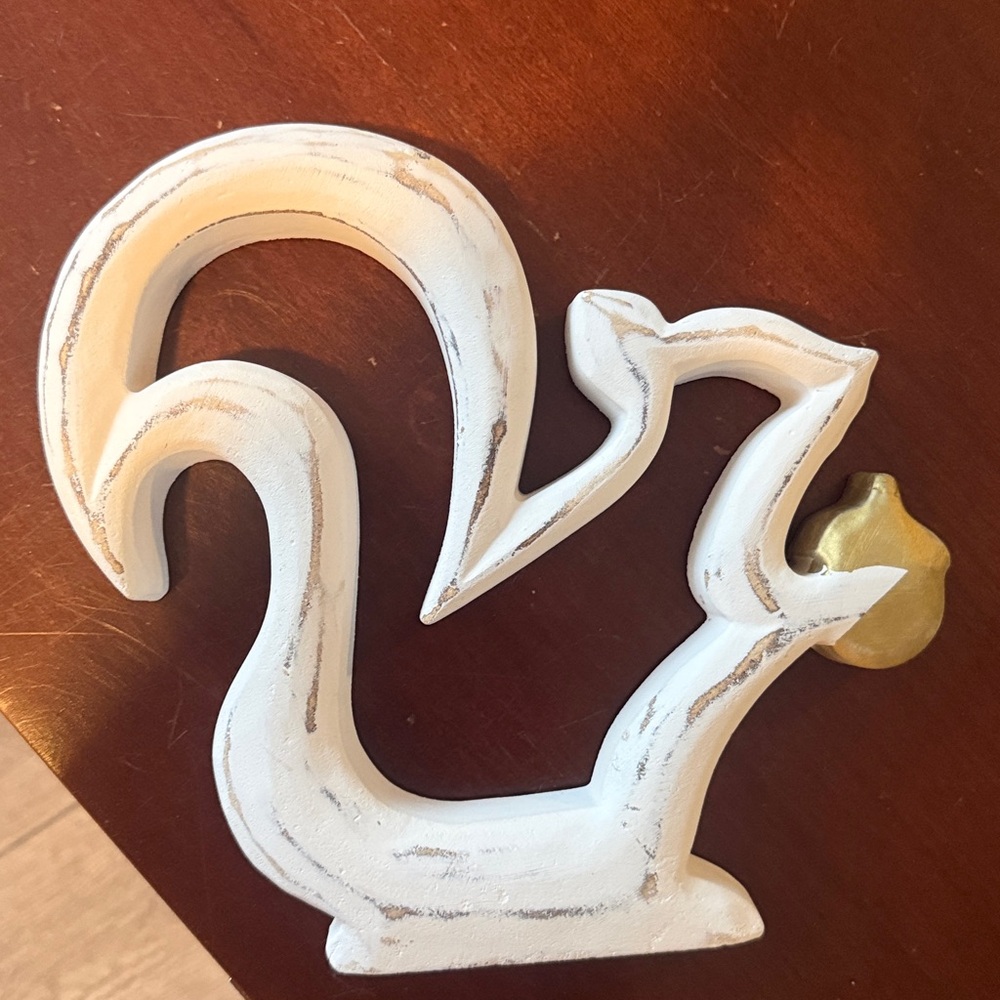 Wooden Squirrel Plate